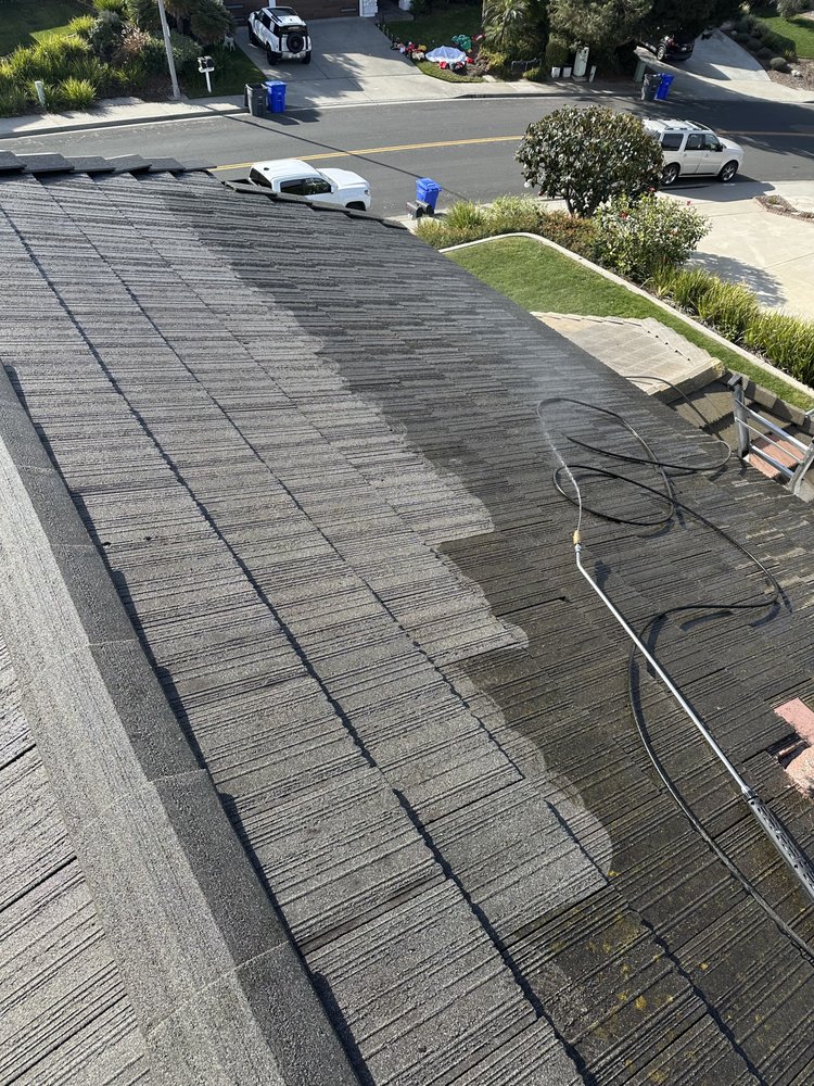 Slide of First Class Roof Cleaning