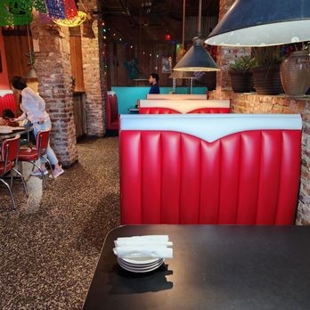 Cafe Del Rio - a table with plates and napkins on it - Tex-Mex Near Me - Mesquite, Texas Cafe Del Rio - a table with plates and napkins on it - Tex-Mex Near Me - Mesquite, Texas
