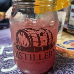 Dells Distillery - Huckleberry cocktail made with Dells Distillery White Whiskey