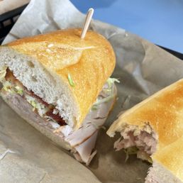 Turkey Club less cheese and avocado. Turkey Club less cheese and avocado.