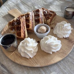 the maple waffle board really hit the sweet spot