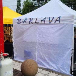 Gresham Farmers Market - Melanie T's Baklava booth.
