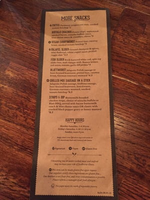 Menu photo 7 Blatt Beer & Table Omaha, NE