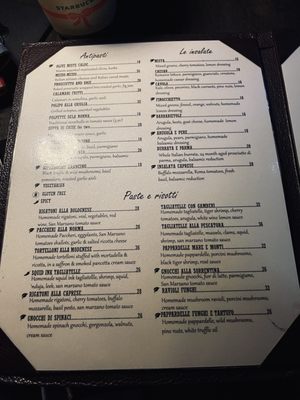 Menu photo 2 Verace Italian Restaurant Oakville, ON Menu photo 2 Verace Italian Restaurant Oakville, ON