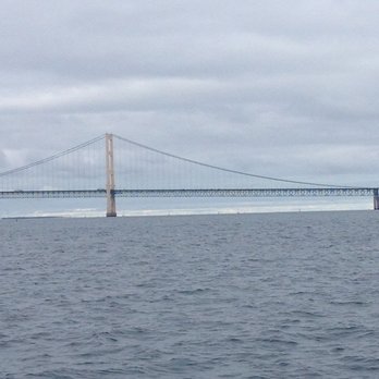 Mackinac Bridge - A peak of the bridge - Landmarks & Historical Buildings Near Me - Saint Ignace, Michigan