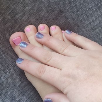 7 Nails and Spa - The finished Mani/Pedi. Not shown, how soft my hands and feet are. - Nail Salons Near Me - Saint Paul, Minnesota