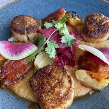 Coasterra - Day boat scallops with pork belly - Mexican Near Me - San Diego, California