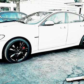 Wheel Ding King - High Gloss, Metallic Black (Stock) Rims, High Gloss Red Brake Calipers Jaguar XF-R - Wheel & Rim Repair Near Me - Rockville, Maryland Wheel Ding King - High Gloss, Metallic Black (Stock) Rims, High Gloss Red Brake Calipers Jaguar XF-R - Wheel & Rim Repair Near Me - Rockville, Maryland