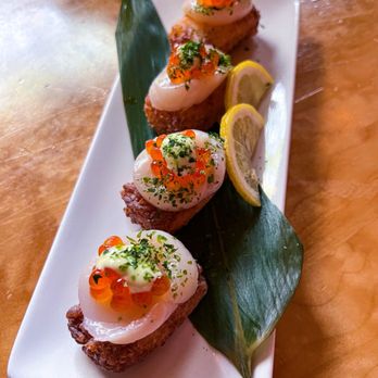 Momiji - Scallop Crispy Rice - Japanese Near Me - Seattle, Washington Momiji - Scallop Crispy Rice - Japanese Near Me - Seattle, Washington