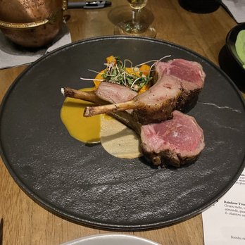 Seven Reasons - Lamb chops tomato hummus - Latin American Near Me - Washington, DC, District of Columbia