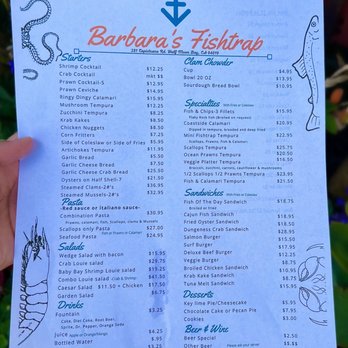 Barbara's Fishtrap - Menu | IG: Smackinfood - Seafood Near Me - Half Moon Bay, California Barbara's Fishtrap - Menu | IG: Smackinfood - Seafood Near Me - Half Moon Bay, California
