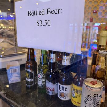 Golden Harbor Buffet - Bottled Beer Choices - Buffets Near Me - Fresno, California