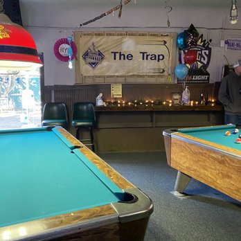The Trap - The trap sign near the pool tables - Dive Bars Near Me - Sacramento, California