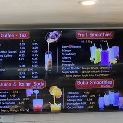 The Posh Bagel - Menu