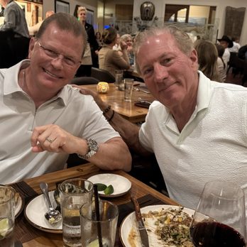 Rio Brazos Grill - Our husbands after a wonderful dinner at Rio Brazos. - Salad Near Me - Weatherford, Texas Rio Brazos Grill - Our husbands after a wonderful dinner at Rio Brazos. - Salad Near Me - Weatherford, Texas