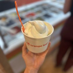 Orange Leaf Frozen Yogurt - Cotton Candy
