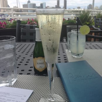 Peohe's - The view with a glass of korbel - Seafood Near Me - Coronado, California Peohe's - The view with a glass of korbel - Seafood Near Me - Coronado, California