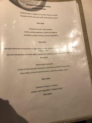 Menu photo 4 La Patatina Venezia, VE