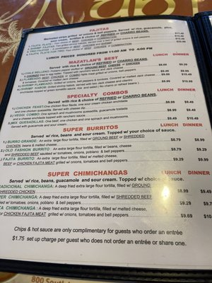 Menu photo 3 Mazatlan Restaurant Ruddell, TX Menu photo 3 Mazatlan Restaurant Ruddell, TX