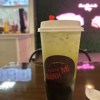 Paris Banh Mi - Thai green tea - Bubble Tea Near Me - Cary, North Carolina