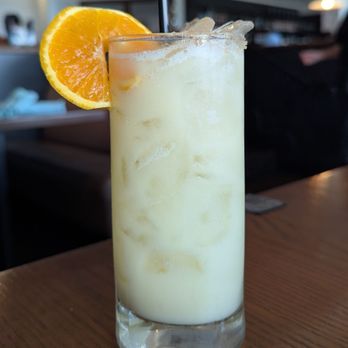 South Market - Painkiller: Flor de Caña Rum, Pineapple Juice, Orange Juice, Fresh Lime, Crème de Coconut: - Seafood Near Me - Pensacola, Florida