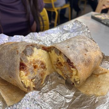 Bread & Breakfast - Burbank - Sausage and bacon Burrito - Breakfast & Brunch Near Me - Burbank, California