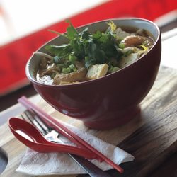 Roll'N on bower - Prawn and tofu Laksa.  Recommend this incredible fresh tasting menu to all, the food is all!.