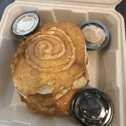Cinnamon Roll Pancakes
