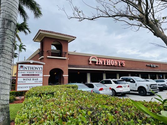 Photo of Anthony's Coal Fired Pizza & Wings - Fort Lauderdale, FL, US. the outside of the restaurant