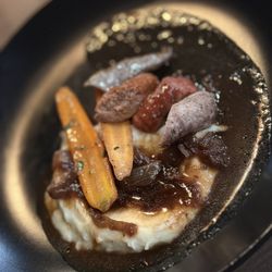 The Grumpy George Pub & Grub - Bangers and Mash (tasting portion)