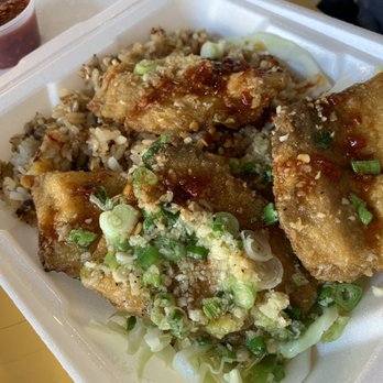 CK Hawaiian BBQ - Garlic Mahi with Fried Rice - Asian Fusion Near Me - Boise, Idaho CK Hawaiian BBQ - Garlic Mahi with Fried Rice - Asian Fusion Near Me - Boise, Idaho
