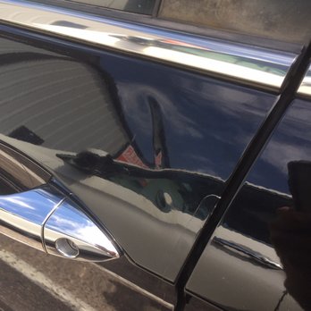Anytime Dent Repair - Car door dent. - Mobile Dent Repair Near Me