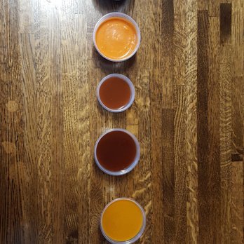 Steamboat BBQ - Love all the sauce options! - Barbeque Near Me - Wheaton, Illinois Steamboat BBQ - Love all the sauce options! - Barbeque Near Me - Wheaton, Illinois