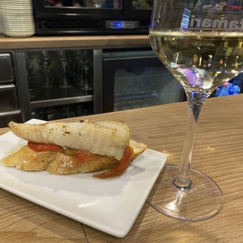 Bar Santamaria - Fish pintxo and Txakoli white wine - Bars Near Me - Bilbao, BI
