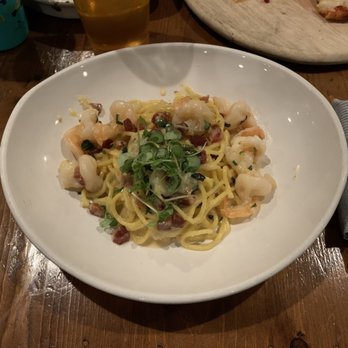 Bettolino Kitchen - Carbonara di Gamberi - Italian Near Me - Redondo Beach, California Bettolino Kitchen - Carbonara di Gamberi - Italian Near Me - Redondo Beach, California