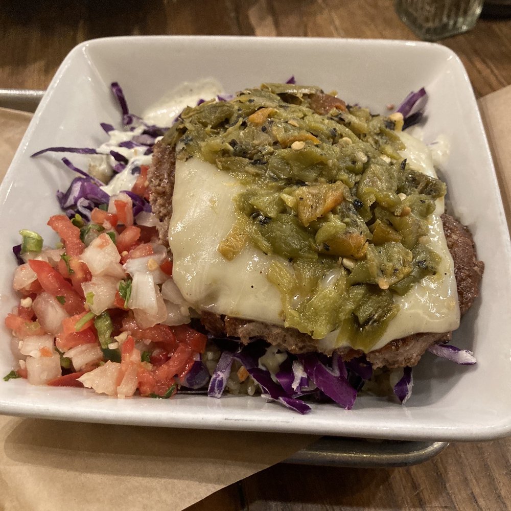 Grassburger - Green Chile Jack Bowl - Burgers Near Me - Albuquerque, New Mexico Grassburger - Green Chile Jack Bowl - Burgers Near Me - Albuquerque, New Mexico