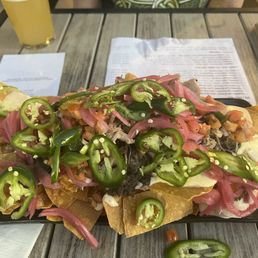 Nachos w/ Smoked Chicken Nachos w/ Smoked Chicken