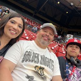 At our seats. At our seats.
