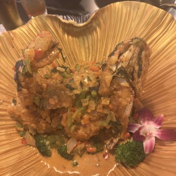 Koi Sushi Thai & Bar - Curry Red Snapper in Panang Curry. - Thai Near Me - Nocatee, Florida Koi Sushi Thai & Bar - Curry Red Snapper in Panang Curry. - Thai Near Me - Nocatee, Florida