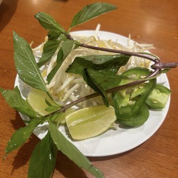 Pho Fever Bistro - Fresh mint, lime, bamboo shoots and jalapeños for pho garnish. - Vietnamese Near Me - West Los Angeles, California Pho Fever Bistro - Fresh mint, lime, bamboo shoots and jalapeños for pho garnish. - Vietnamese Near Me - West Los Angeles, California
