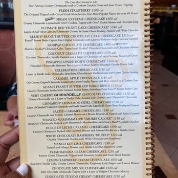 The Cheesecake Factory - Desserts Near Me - Miami, Florida