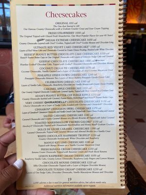 Menu photo 3 The Cheesecake Factory Miami, FL
