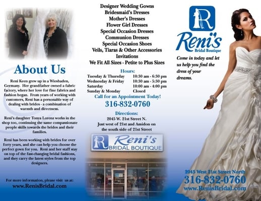 reni's bridal boutique