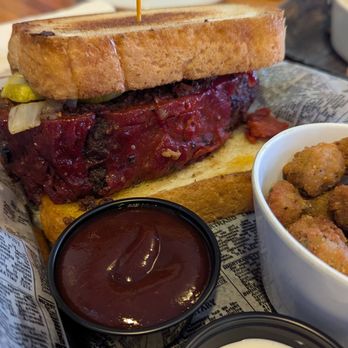 Lockwood Tavern GSO - Meatloaf sandwich on Texas Toast, add grilled onions. - Lounges Near Me - Greensboro, North Carolina Lockwood Tavern GSO - Meatloaf sandwich on Texas Toast, add grilled onions. - Lounges Near Me - Greensboro, North Carolina