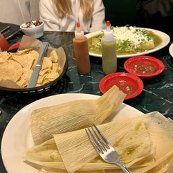 Tortilla chips and tamales