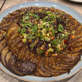 Steam Asian Kitchen - Dragon Eggplant with Garlic sauce - Chinese Near Me - Greenwich, Connecticut Steam Asian Kitchen - Dragon Eggplant with Garlic sauce - Chinese Near Me - Greenwich, Connecticut