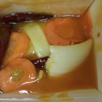 Happiness - This was the sauce that was served "on the side" when I ordered orange chicken. It smelled as bad as it looks too. - Chinese Near Me - Chicago, Illinois