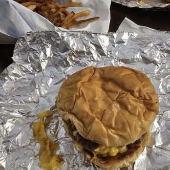 The Company Burger - 2 burgers and 2 fries . If you've had five guys the fries are just as good. Burger taste less greasy too - Burgers Near Me - New Orleans, Louisiana