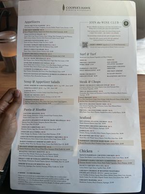 Menu photo 5 Cooper’s Hawk Winery & Restaurant Columbus, OH