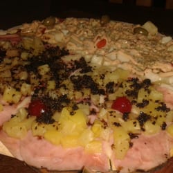 Pizza Siete - Pizza de Palmitos y Anana